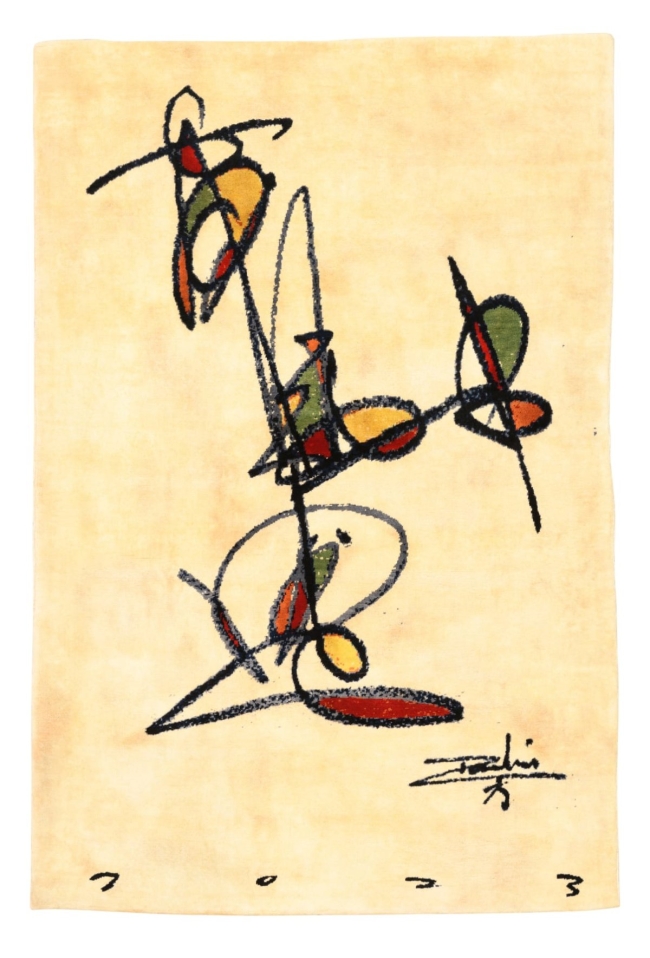 Signé Dan Hoo – 188 × 116 cm
