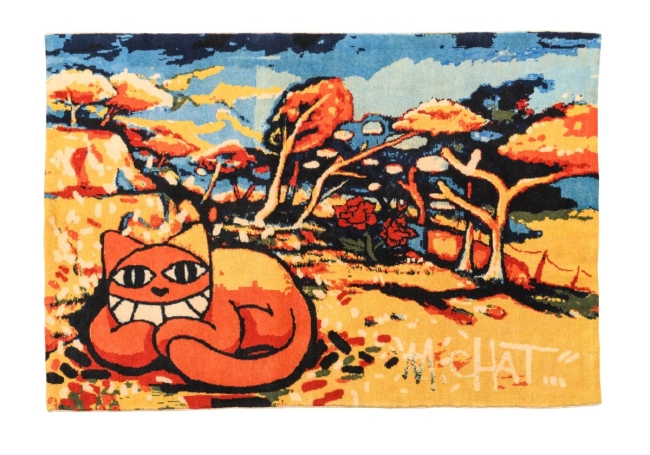 Signé M.Chat – 149 × 105 cm