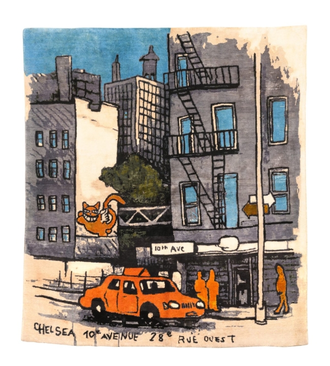 Signé M.Chat – 174 × 146 cm